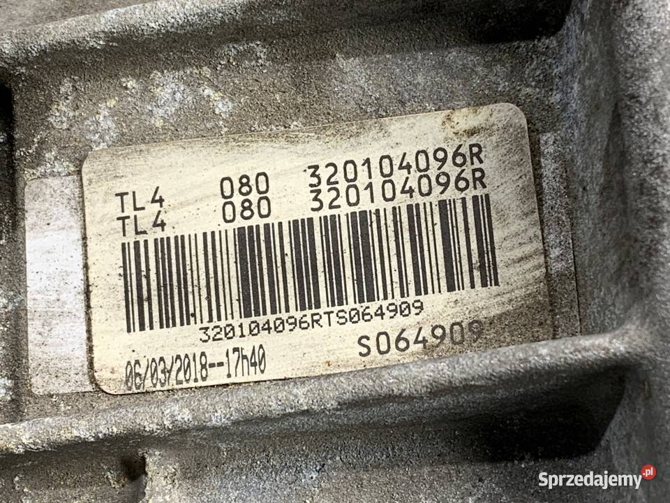 SKRZYNIA BIEGÓW RENAULT CAPTUR I TL4080 15 110 podkarpackie