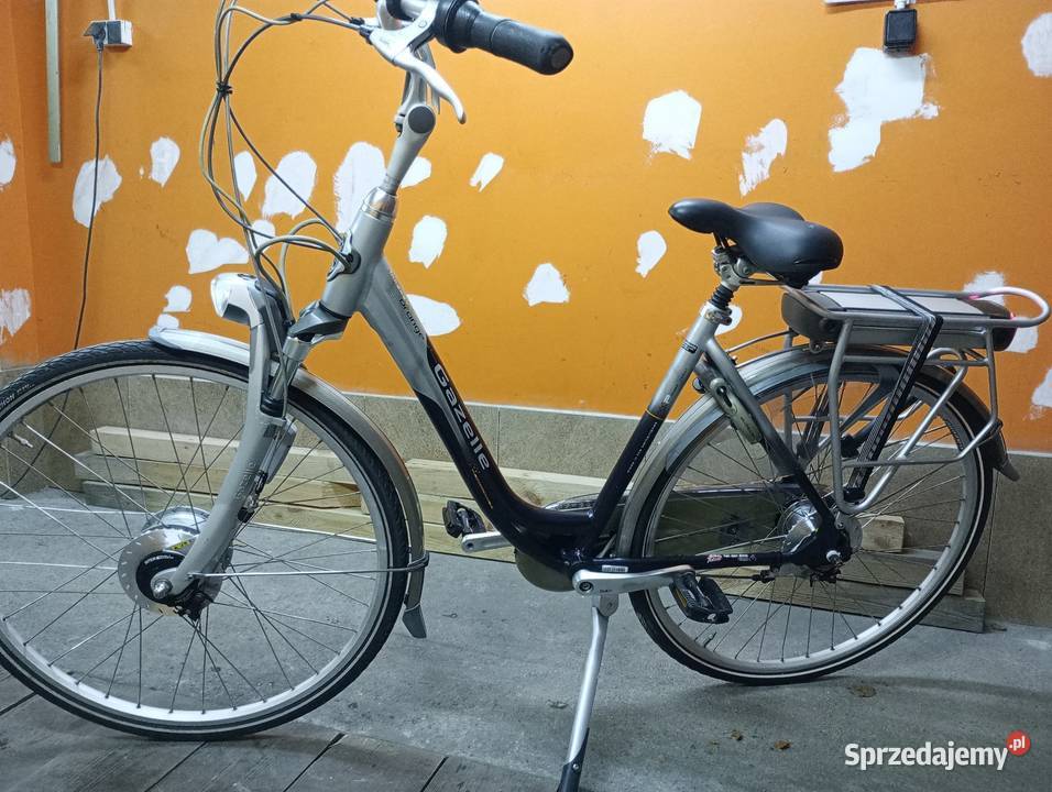 Rower holenderski elektryczny gazelle Orange Pojazdy elektryczne Wołów