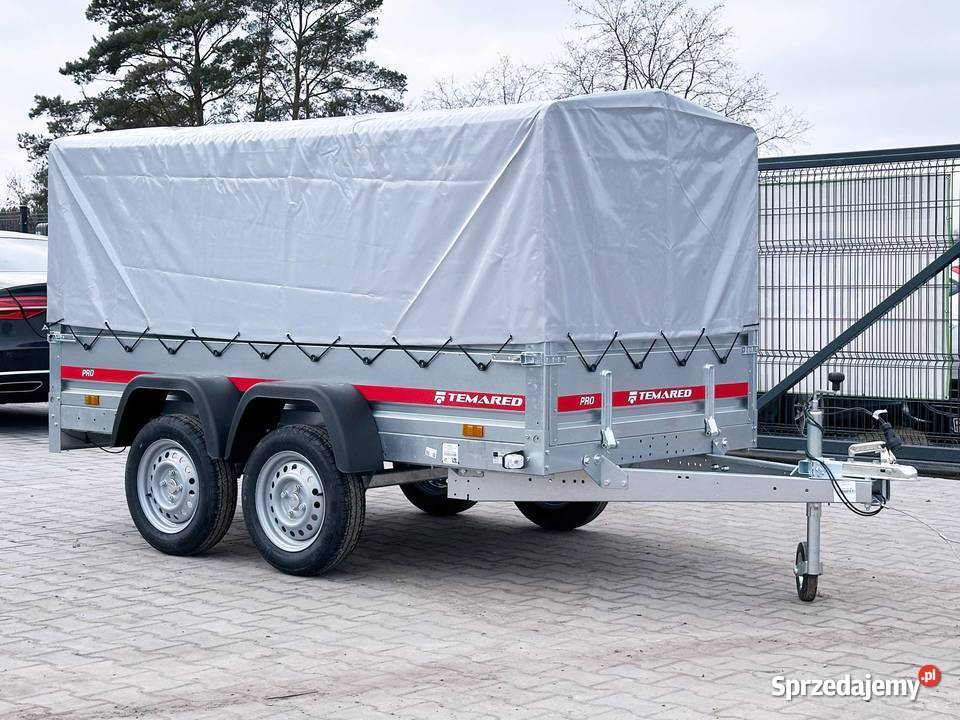 Przyczepka samochodowa TEMARED PRO 26122 750 Burtowe i plandeki