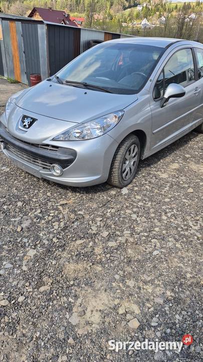 Peugeot 207 srebrny czesci 14 benzyna Nowy Sącz
