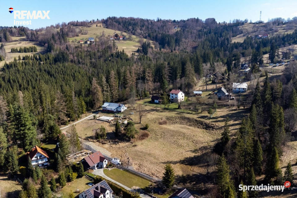 Dwie działki z widokiem na Rachowiec Beskid Sprzedaż śląskie Sól-Kiczora