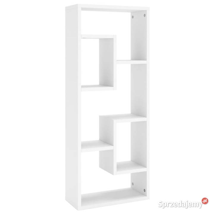 vidaXL Półka ścienna biała 36x16x90 SKU803011