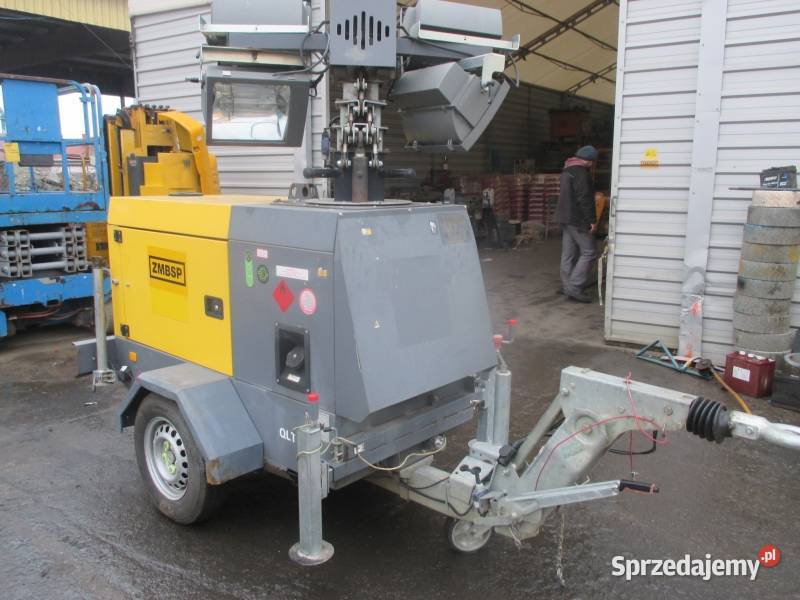 Maszt oświetleniowy generator Atlas Copco QLT Pleszew