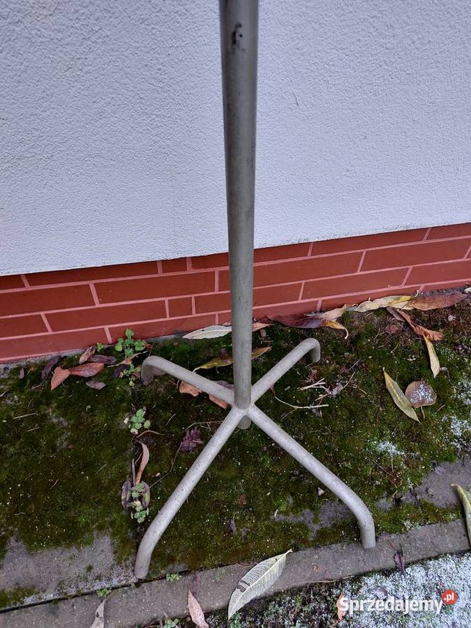 Wieszak stojący metalowy PRL loft Szczecin