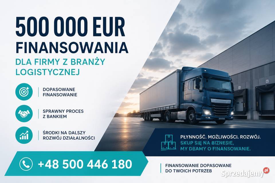Leasing samochodów ciężarowych hal maszyn Szybki
