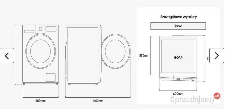 Pralka SAMSUNG 9 1400 obrotów