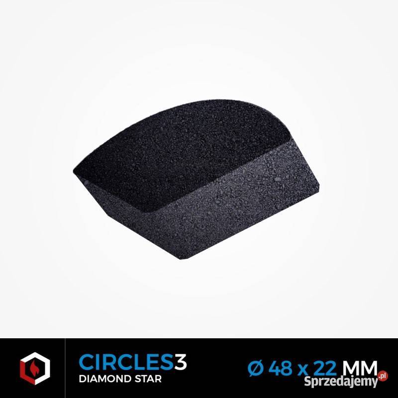 Blackcocos Circles3 Diamond Star Węgiel Kokosowy