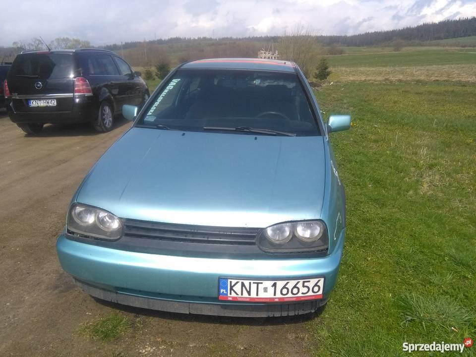 VW Golf 3 GT Uszkodzony Silnik DO UZGODNIENIA benzyna+LPG Nowy Targ
