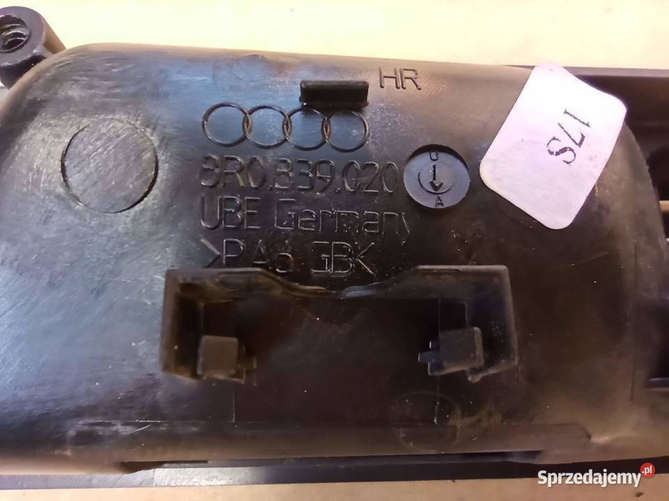 Audi Q5 8R klamka wewnętrzna Prawy Tył 8R0839020