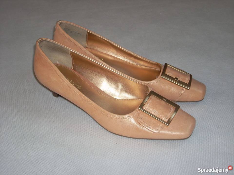 LIZ CLAIBORNE skórzane pastelowe NOWE 39 8M 395 Rozmiar 39 Nowy Sącz sprzedam