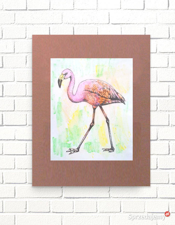 falaming plakat 30x40 flaming obraz A3 retro Gdynia