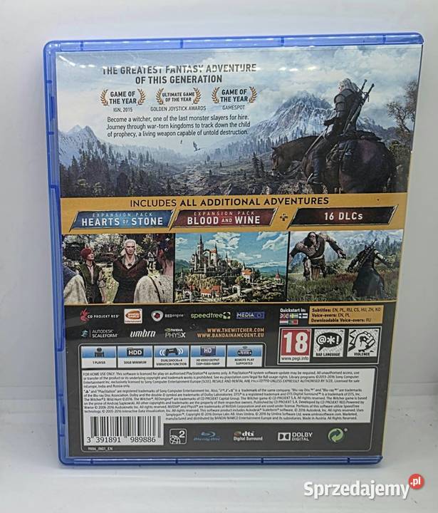 Gra Wiedźmin 3 Dziki Gon GOTY Edition 4 warmińsko-mazurskie