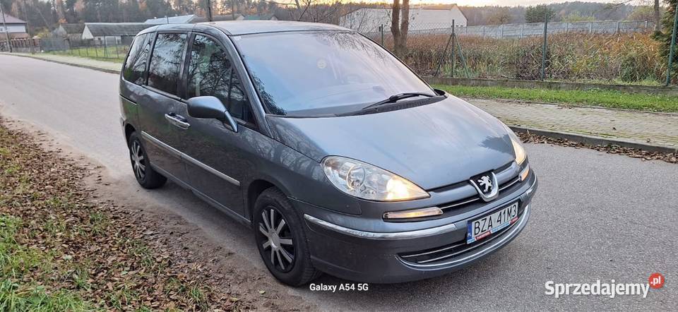 Peugeot 807 20hdi 2009r Klima 7os 1 Właściciel w diesel Rutki-Kossaki