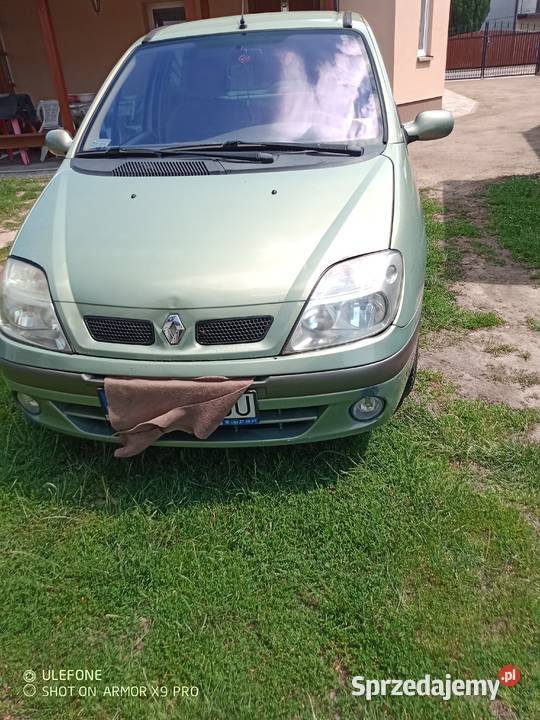 sprzedam renault scenik 18 b lpg 2002r uszkodzony Strzelno