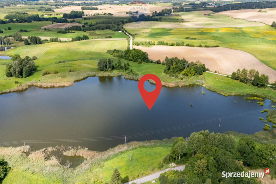 Działka z Linią Brzegową Mazury powiat giżycki warmińsko-mazurskie Giżycko