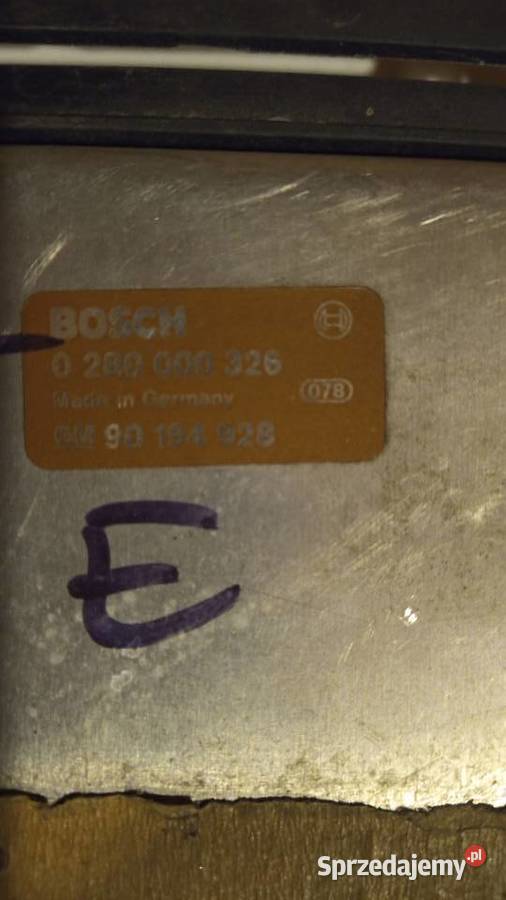 Opel rekord e 22 CIH benzyna sterownik silnika Łódź