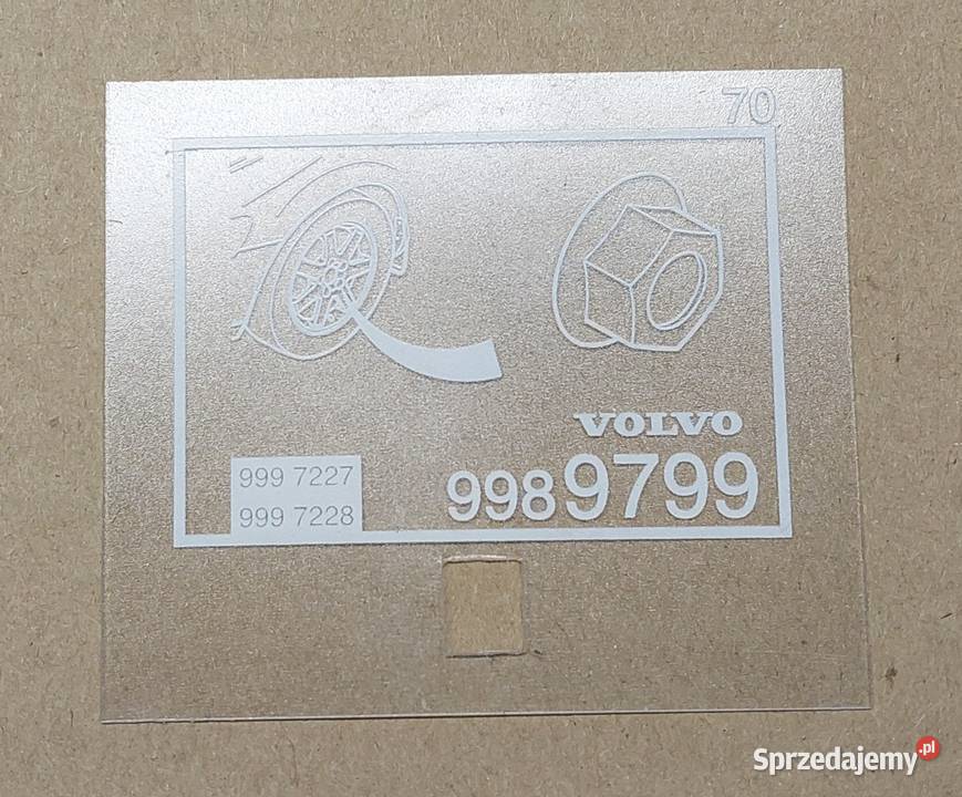 NAKRĘTKA SPAWANA SZPILKA KOŁA VOLVO 9989799 Mielęcin