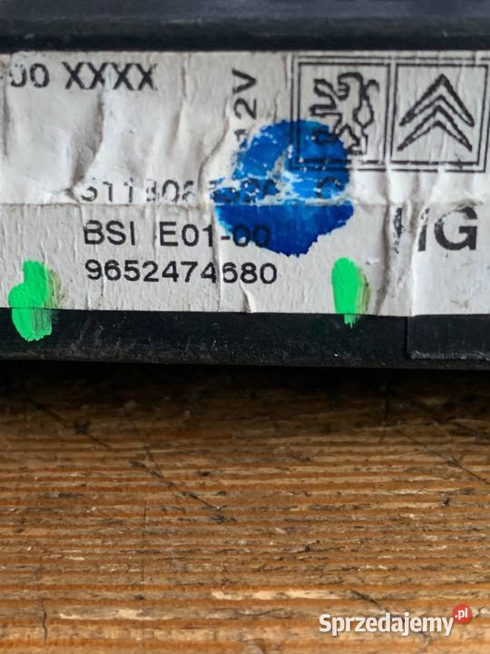 BSI CITROEN Peugeot 9652474680 S118085320D HD Układ elektryczny Margonin