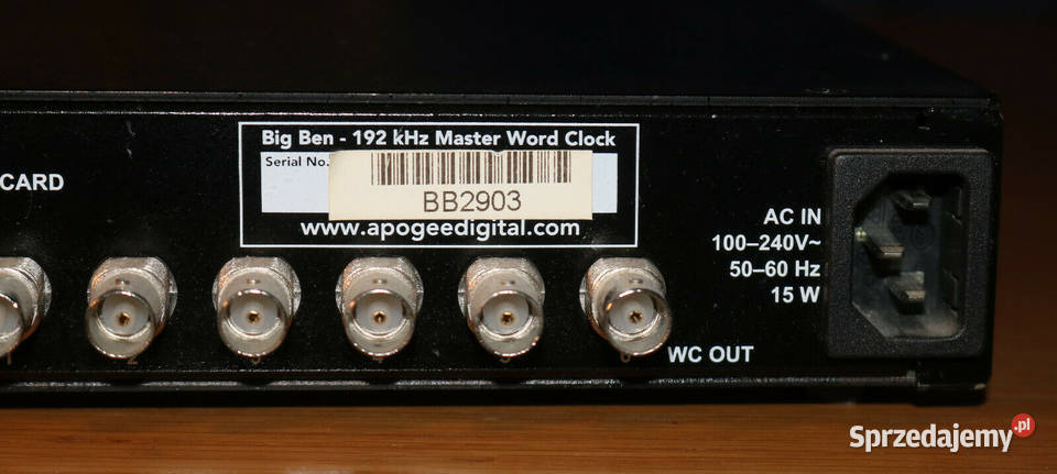 Apogee Big Ben Master Clock mazowieckie Warszawa