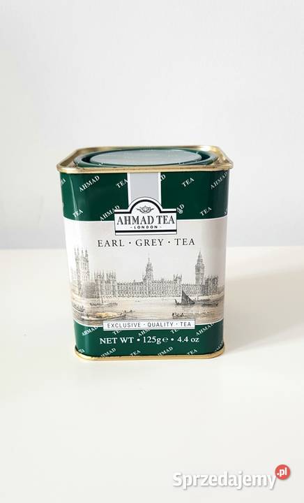 Stara puszka herbacie Ahmad Tea London z 2009r śląskie Ruda Śląska