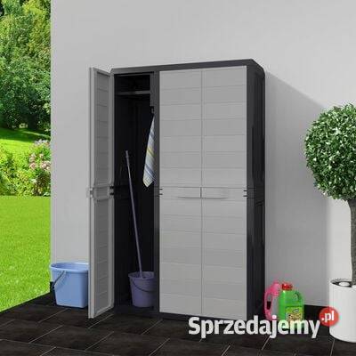 vidaXL Szafa ogrodowa z 4 półkami Warszawa