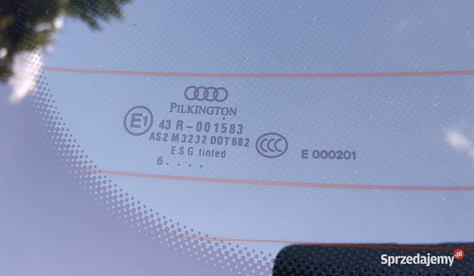 Szyba Audi A3 8P tylna tył klapy sportback 5D 5 Gardzienice Pierwsze
