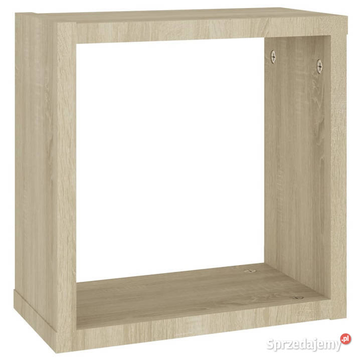 Półki ścienne kostki 4 dąb sonoma 30x15x30 Warszawa