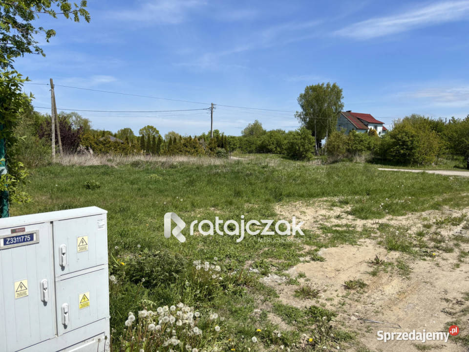 sprzedaży działki Miłocin 952m2 gaz pomorskie sprzedam