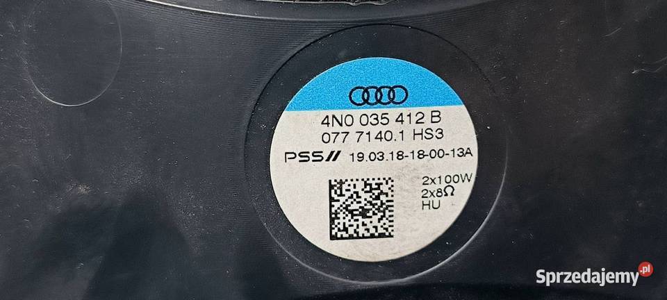GŁOŚNIK AUDI A8 L D5 4N 4N0035412B