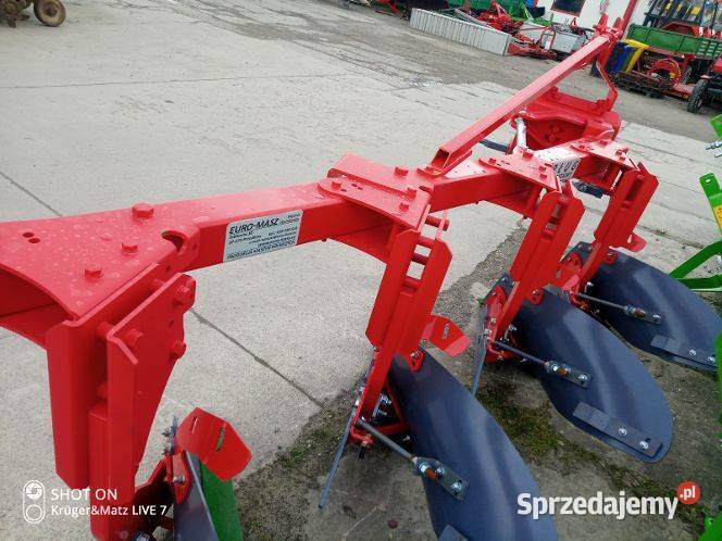 Pług 4 skibowy EUROMASZ jednobelkowy zrywalny łódzkie Opoczno