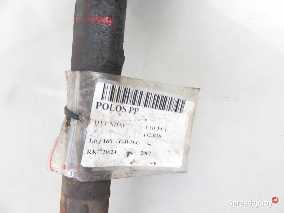 PÓŁOŚ PRAWA PRZEDNIA HYUNDAI COUPE I 16 i 16V