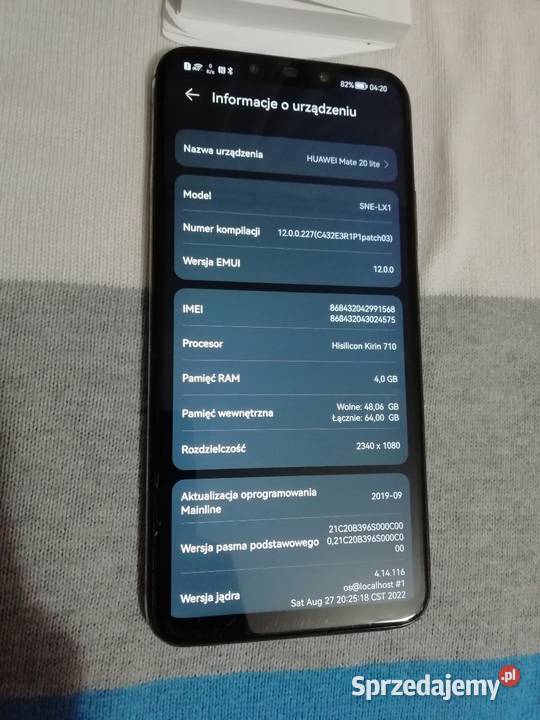Huawei P 20 Mate Lite 464GB Pełny komplet Kraków