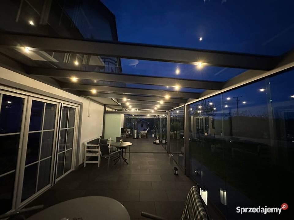 Zadaszenie tarasu Pergola aluminiumszkło 460x320 Altany i wiaty Katowice