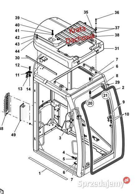 Koparka Mecalac 12 14 MXT Krata zabezpieczająca dolnośląskie