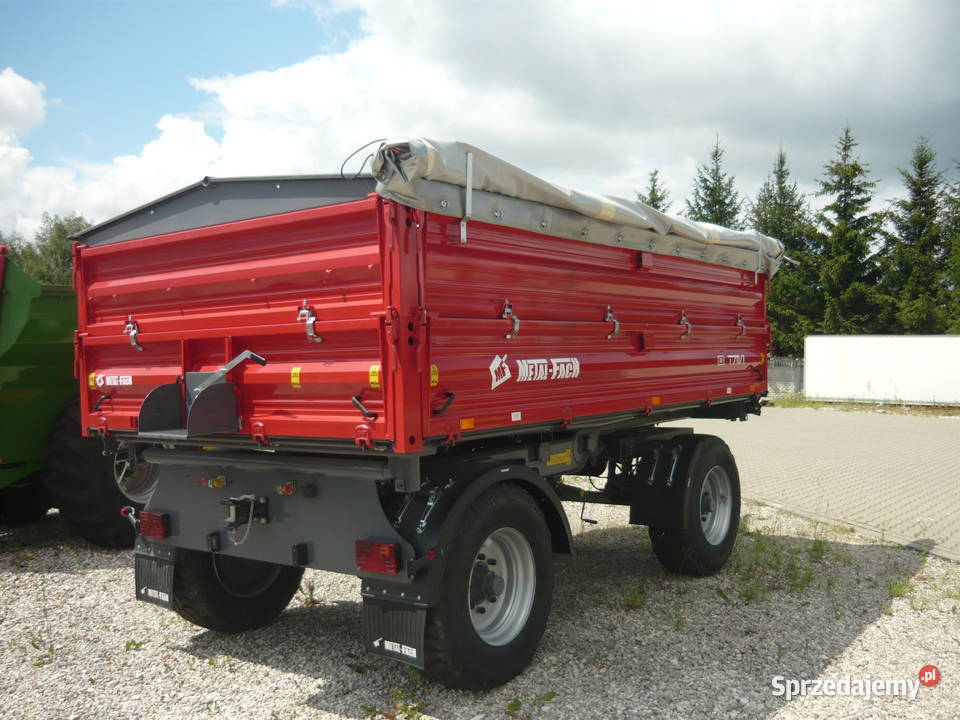 Przyczepa rolnicza MetalFach T7111 8 ton Metal-Fach Piotrków Trybunalski sprzedam