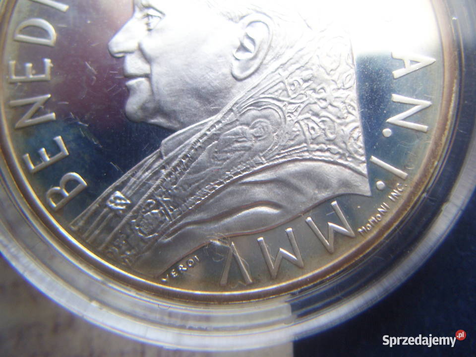 Stare monety 10 euro 2005 Watykan stan menniczy Lesko