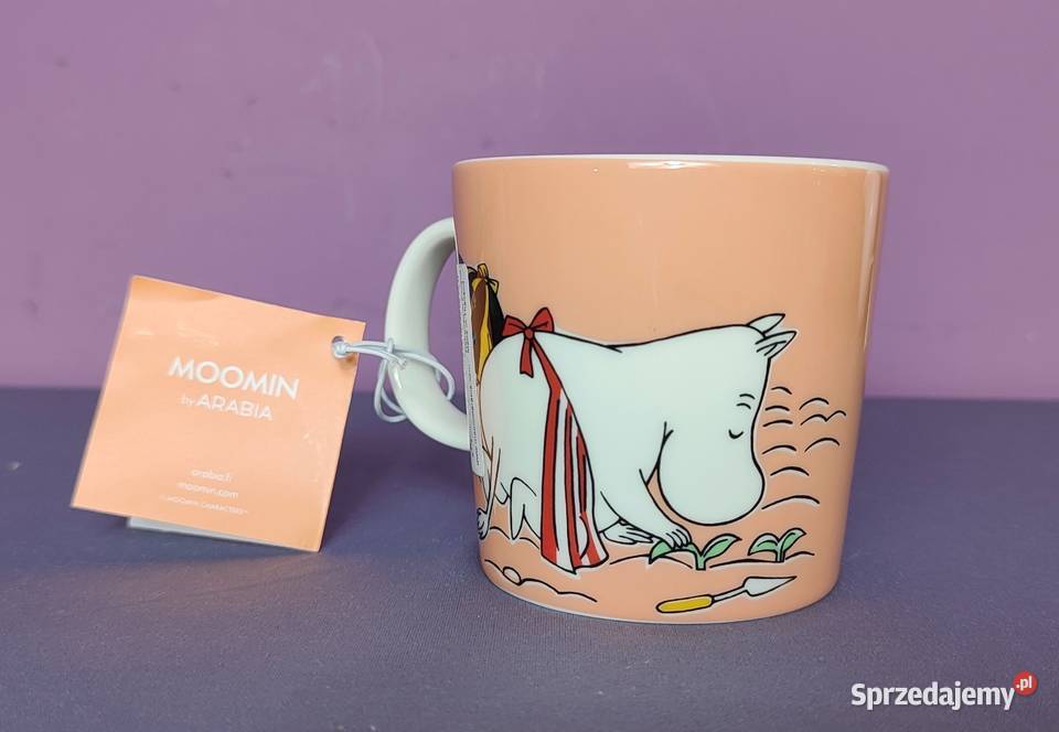 MUMINKI kubek Moomin Arabia Finland z naklejką małopolskie Jasień