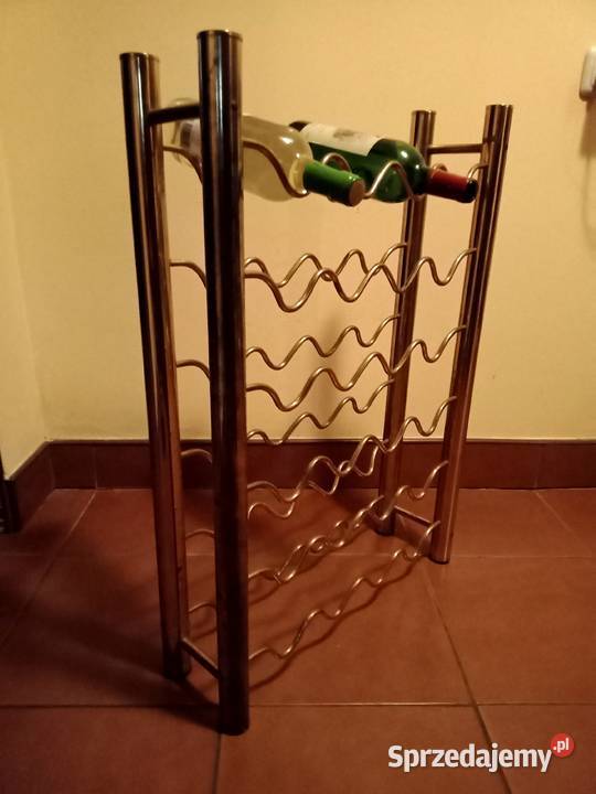 Duży elegancki przenośny stojak na 24 wina Szczyrk