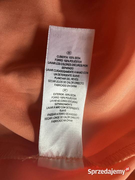 Glam by Caprice 100 jedwab długa letnia sukienka Brodnica