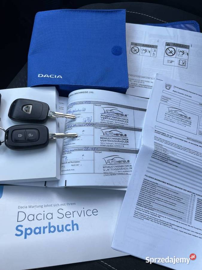 Dacia Lodgy Comfort 16 SCe uszkodzony silnik 58000km Oświęcim