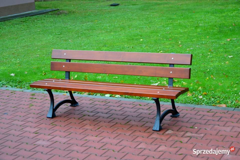 Ławki miejska ławka łódzka z oparciem parkowa Sopot sprzedam