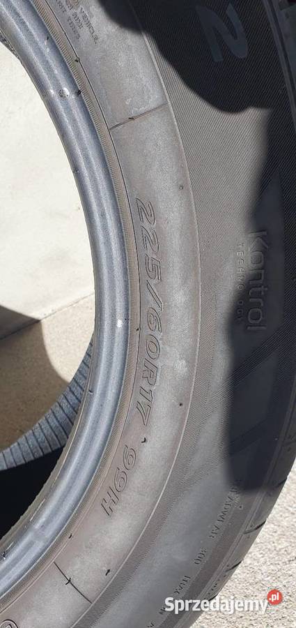 2256017 99H opony letnie hankook 17cale Słupsk sprzedam