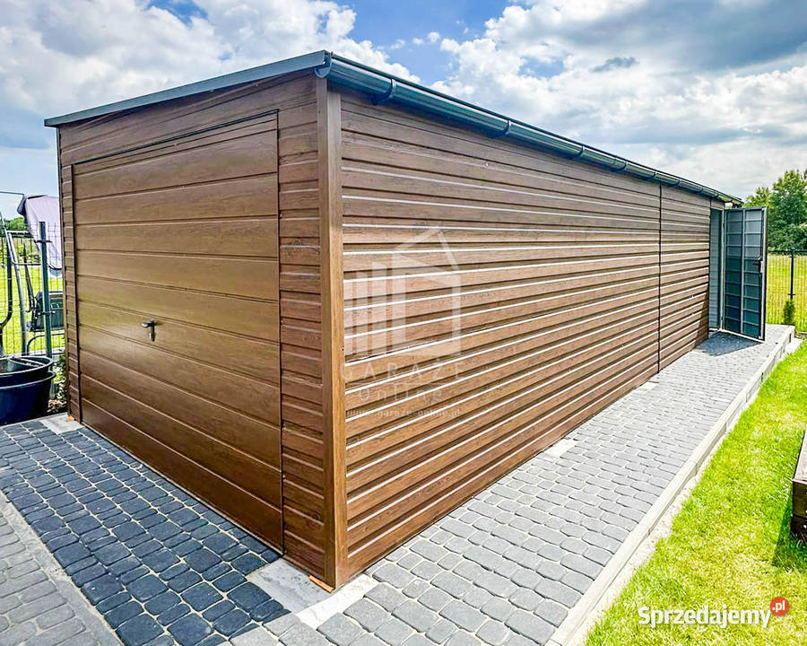 Garaż Blaszany 35x8m Wiata 1m Brama Uchylna Gryfice sprzedam