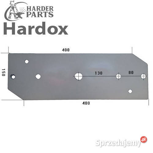 Płoza HARDOX 35063L części do pługa OVERUM podlaskie Suwałki