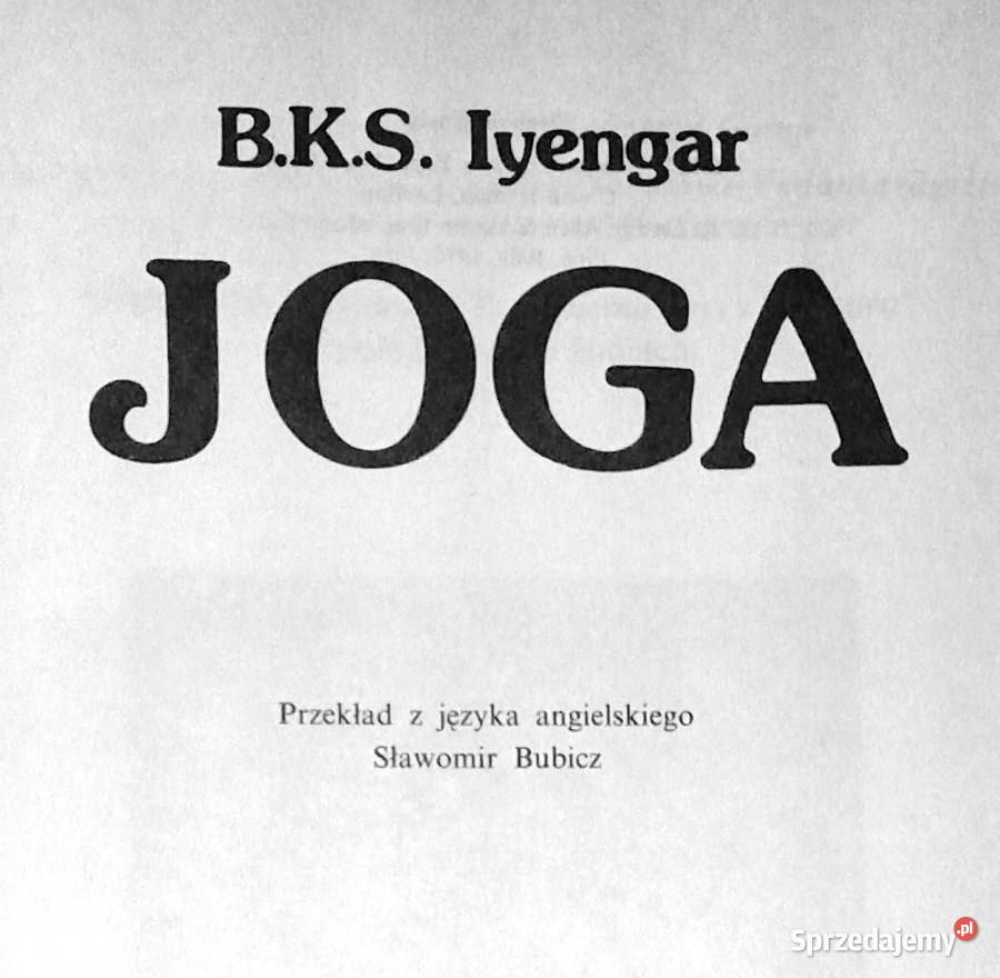 Joga BKS Iyengar Chełm sprzedam