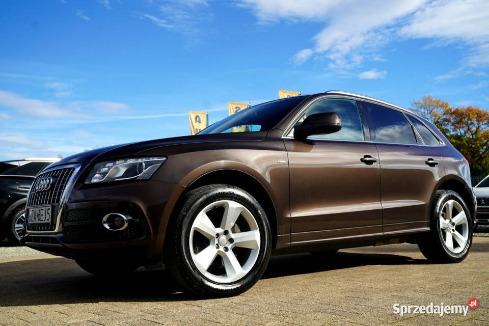 Audi Q5 SLINE skora nawi zawieszenie adaptacyjne lakier metallic Q5 opolskie Otmuchów