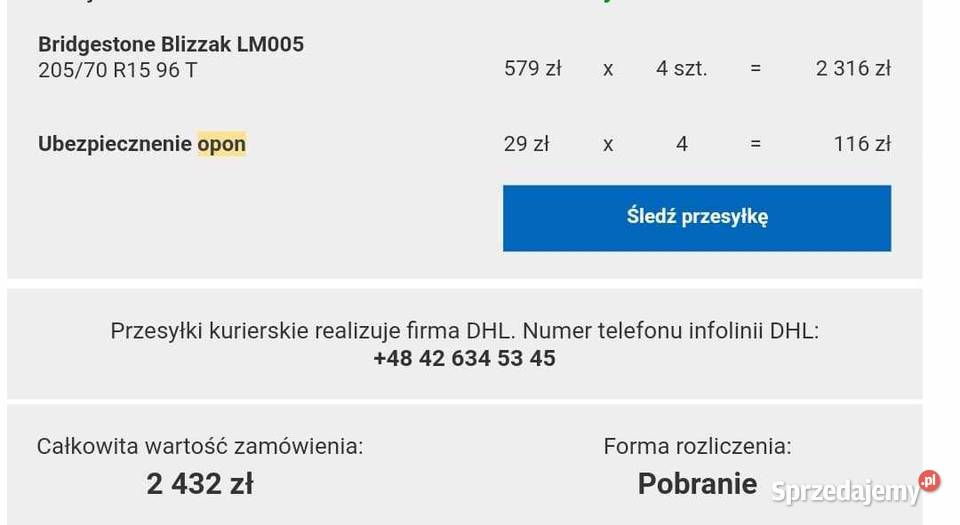 Opony i felgi zestaw