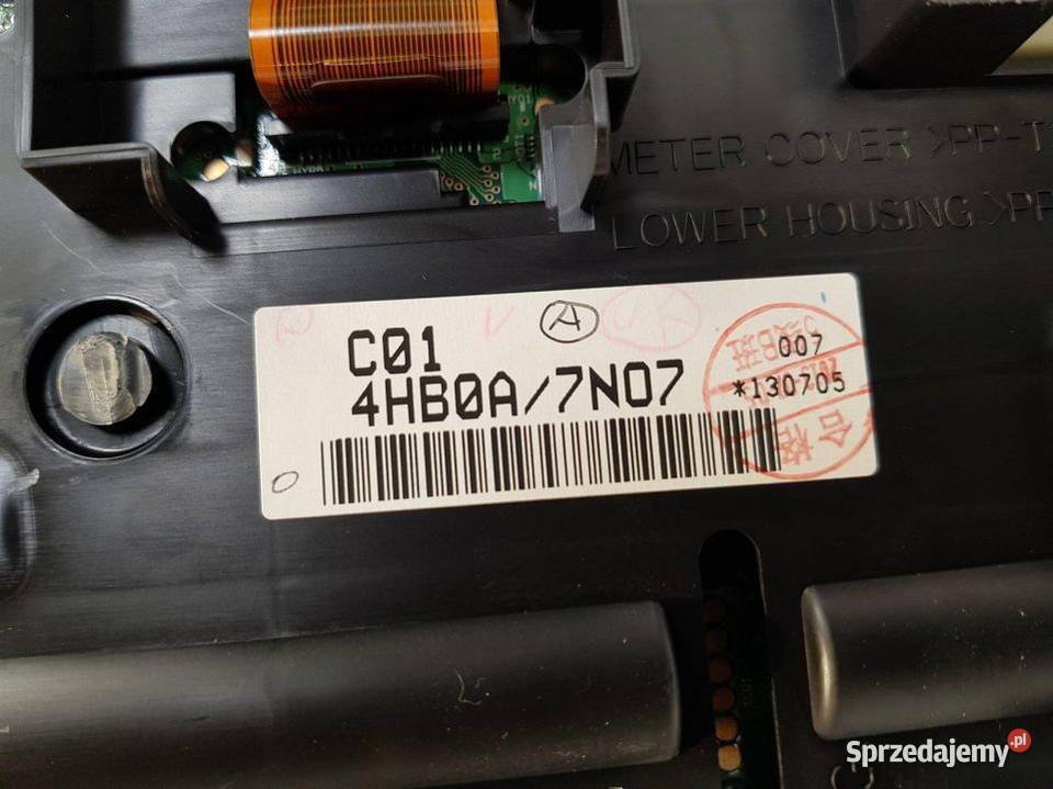 LICZNIK ZEGAR INFINITI Q50 4HB0A7N07 osobowe Lipno