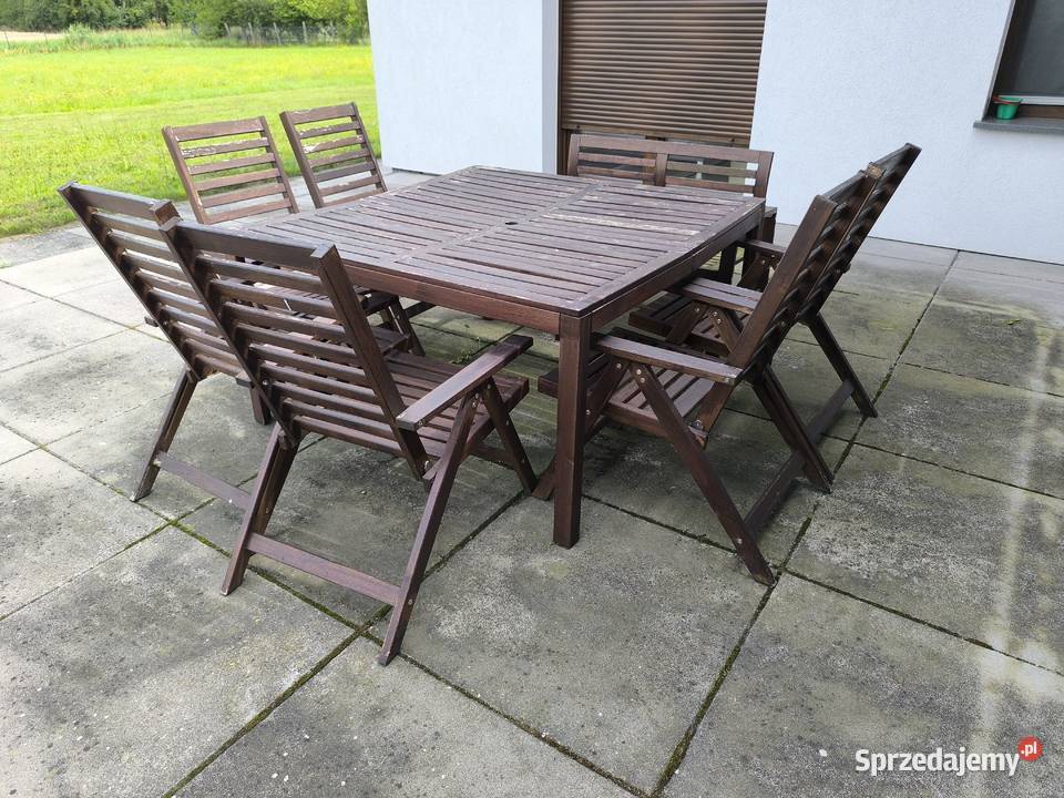 komplet ogrodowy grill stół PPLAR z IKEA Gorzów Wielkopolski sprzedam