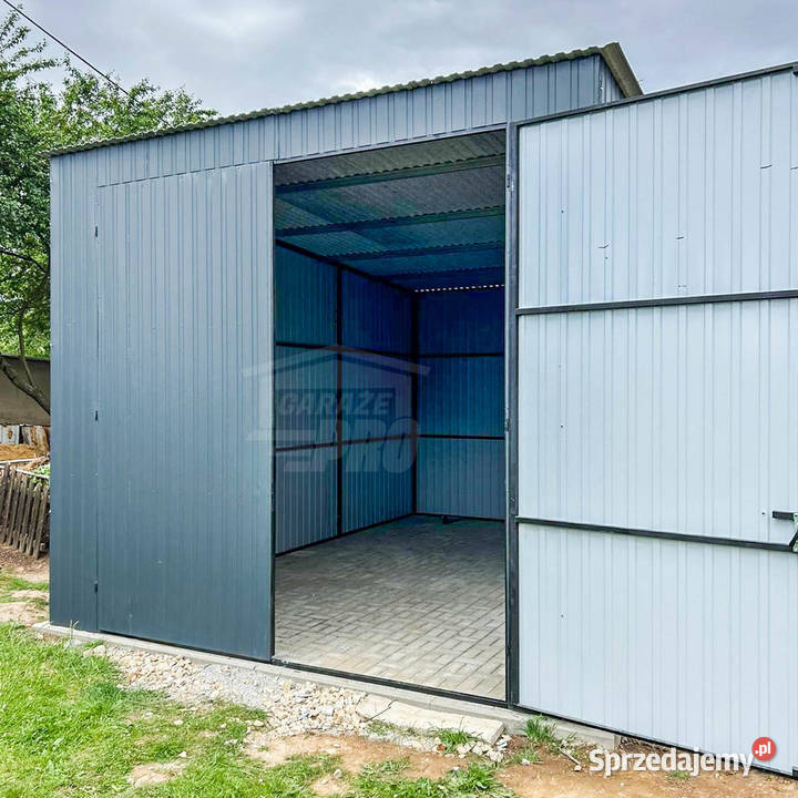 Garaż Blaszany 3x55m Brama Dwuskrzydłowa Sprzedaż Cieszyn sprzedam